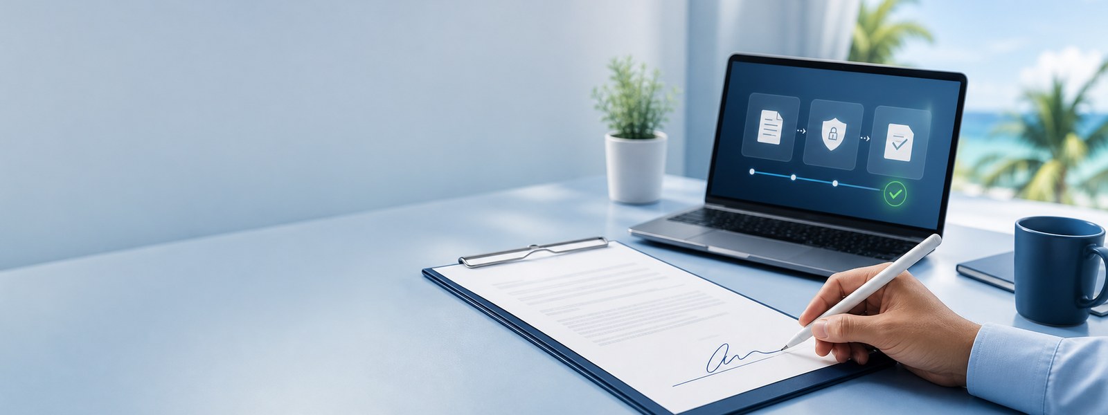 Firma digital de contrato